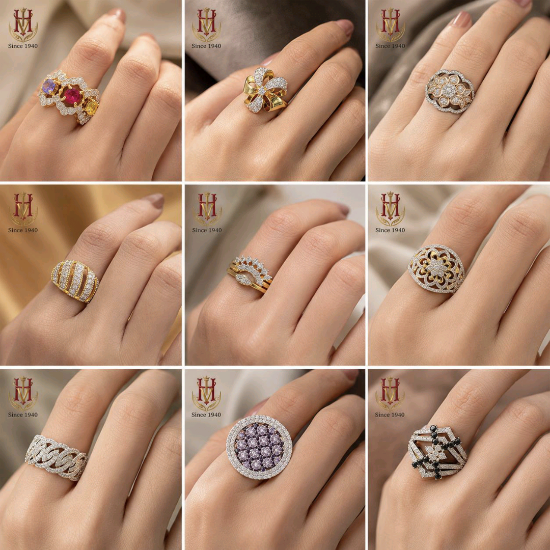 Diamond ring collection by HLV Jewels